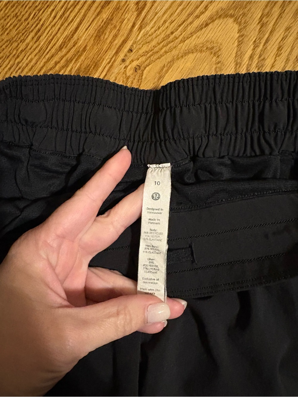 Lululemon Black Athletic Shorts